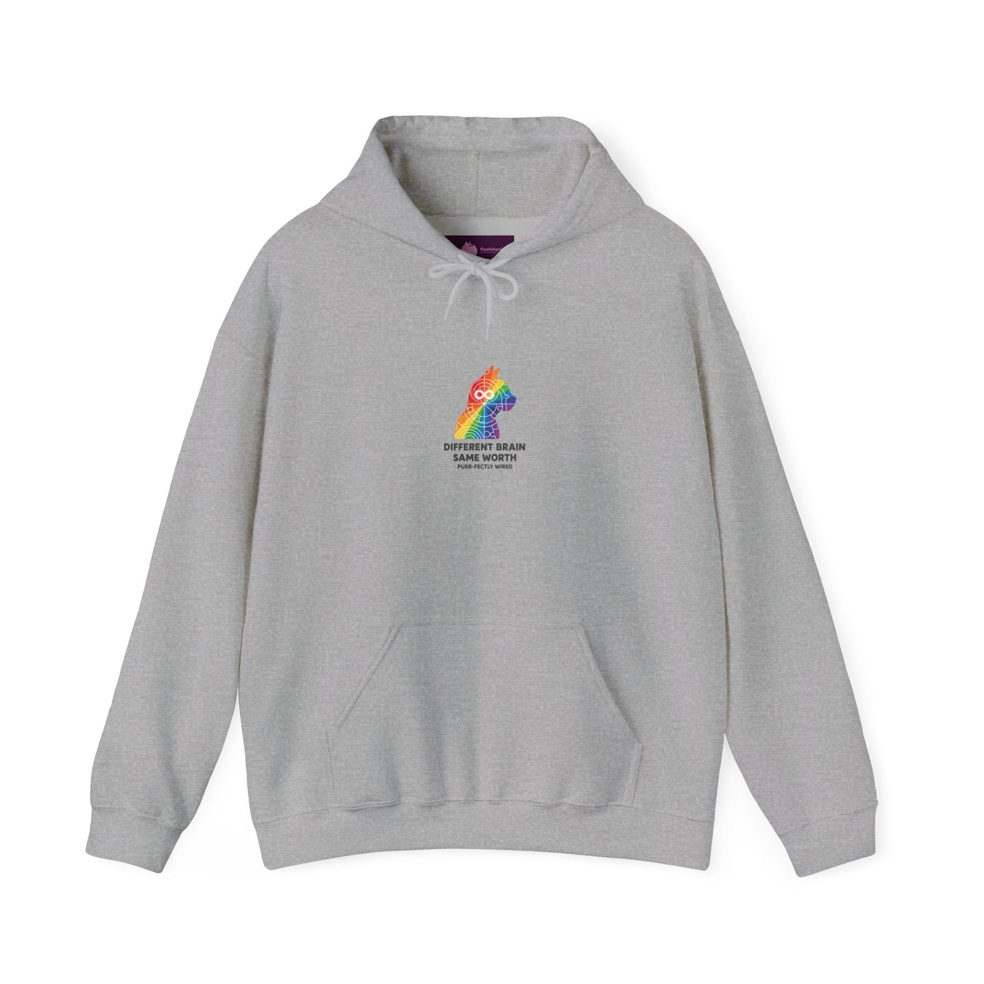 Rainbow Campfire Hoodie - 'Campfire Makes Everything Better' Cozy Graphic Sweatshirt - FloofChonk