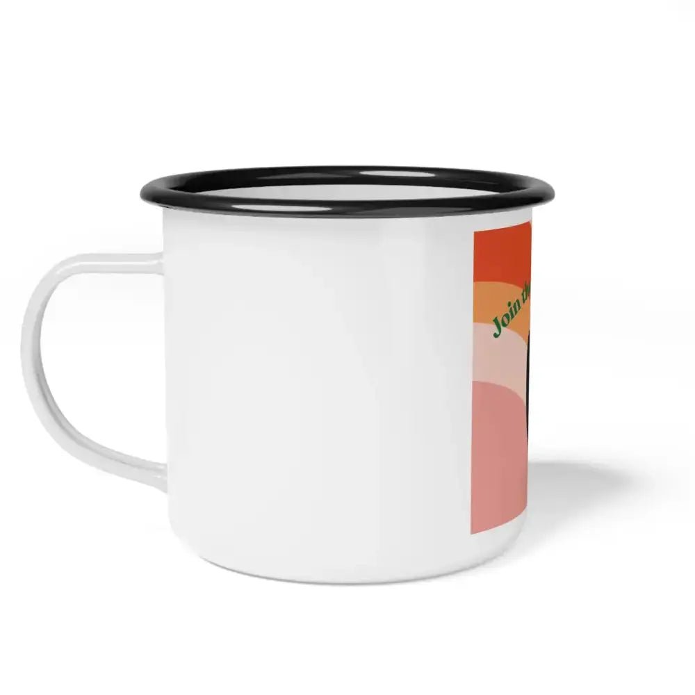 Rainbow Cat Enamel Camp Cup - FloofChonk