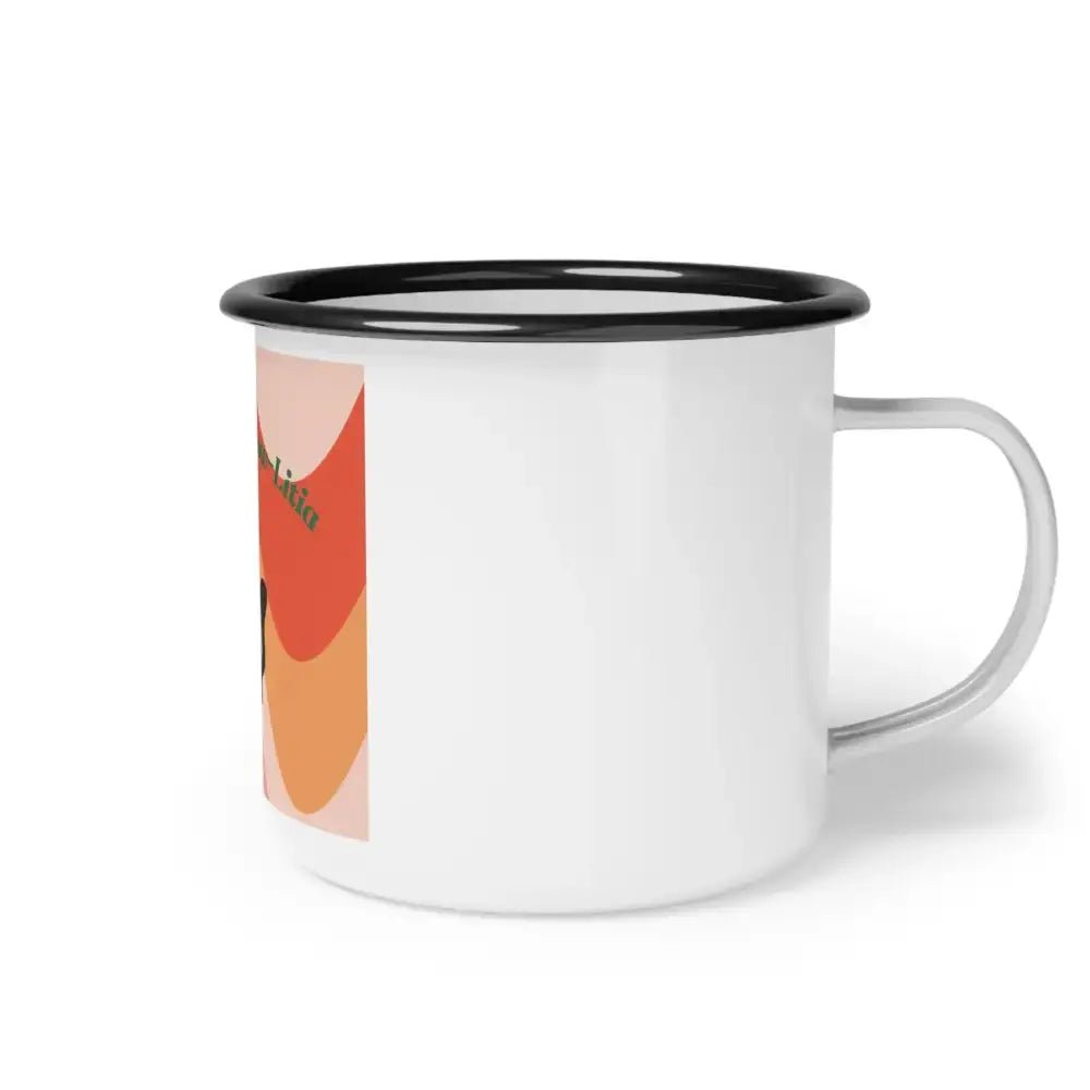 Rainbow Cat Enamel Camp Cup - FloofChonk