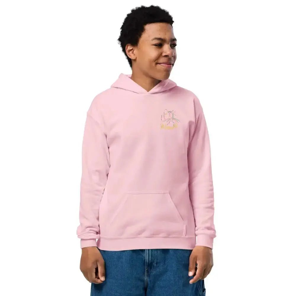 Rainbow cat youth heavy blend hoodie - FloofChonk