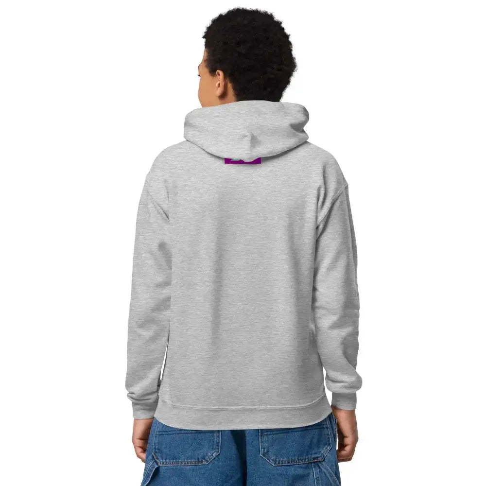 Rainbow cat youth heavy blend hoodie - FloofChonk