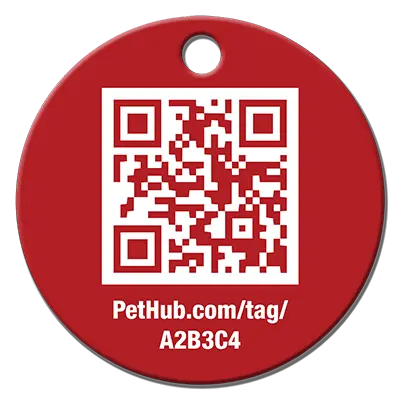 PetHub QR Pet ID Tag – Classic Aluminum PetHub