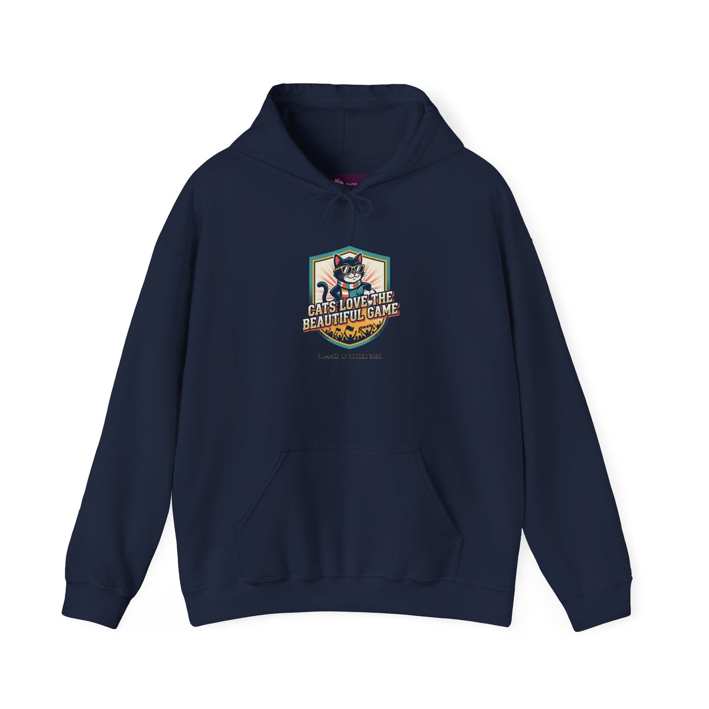 Retro Soccer Crest Hoodie | Country Pride, Championship Season - FloofChonk