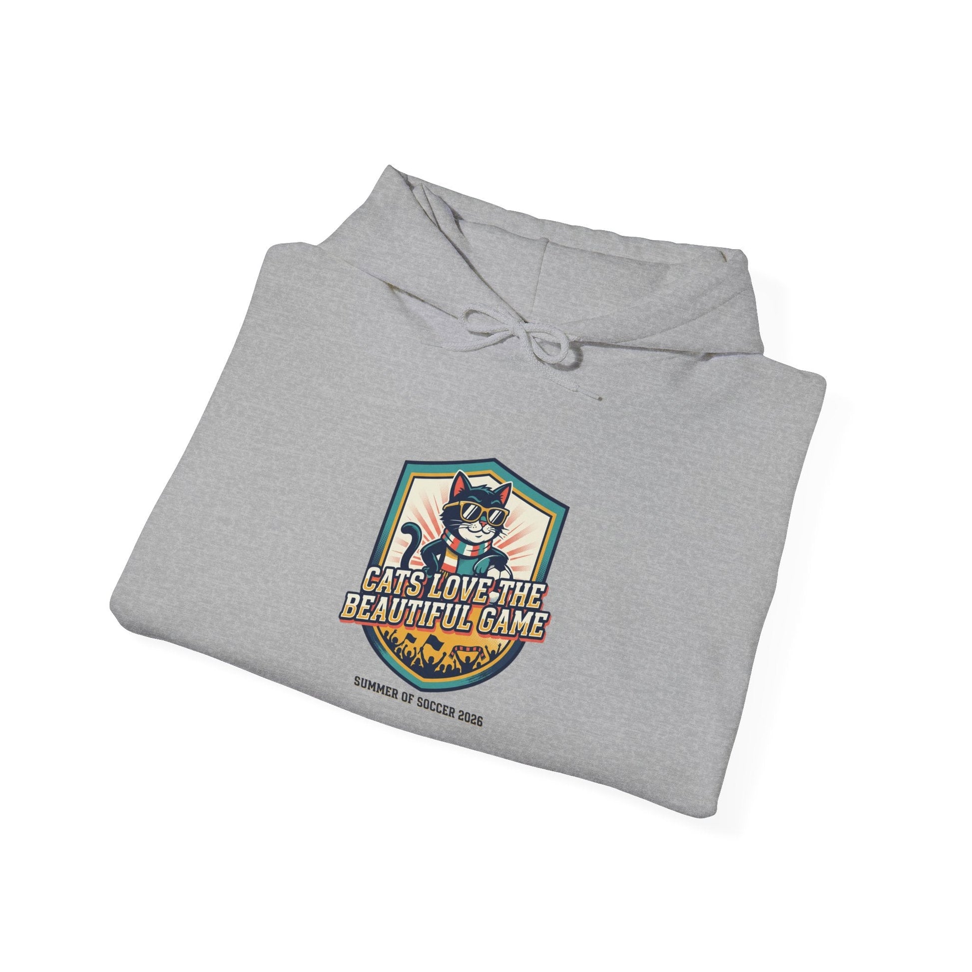 Retro Soccer Crest Hoodie | Country Pride, Championship Season - FloofChonk