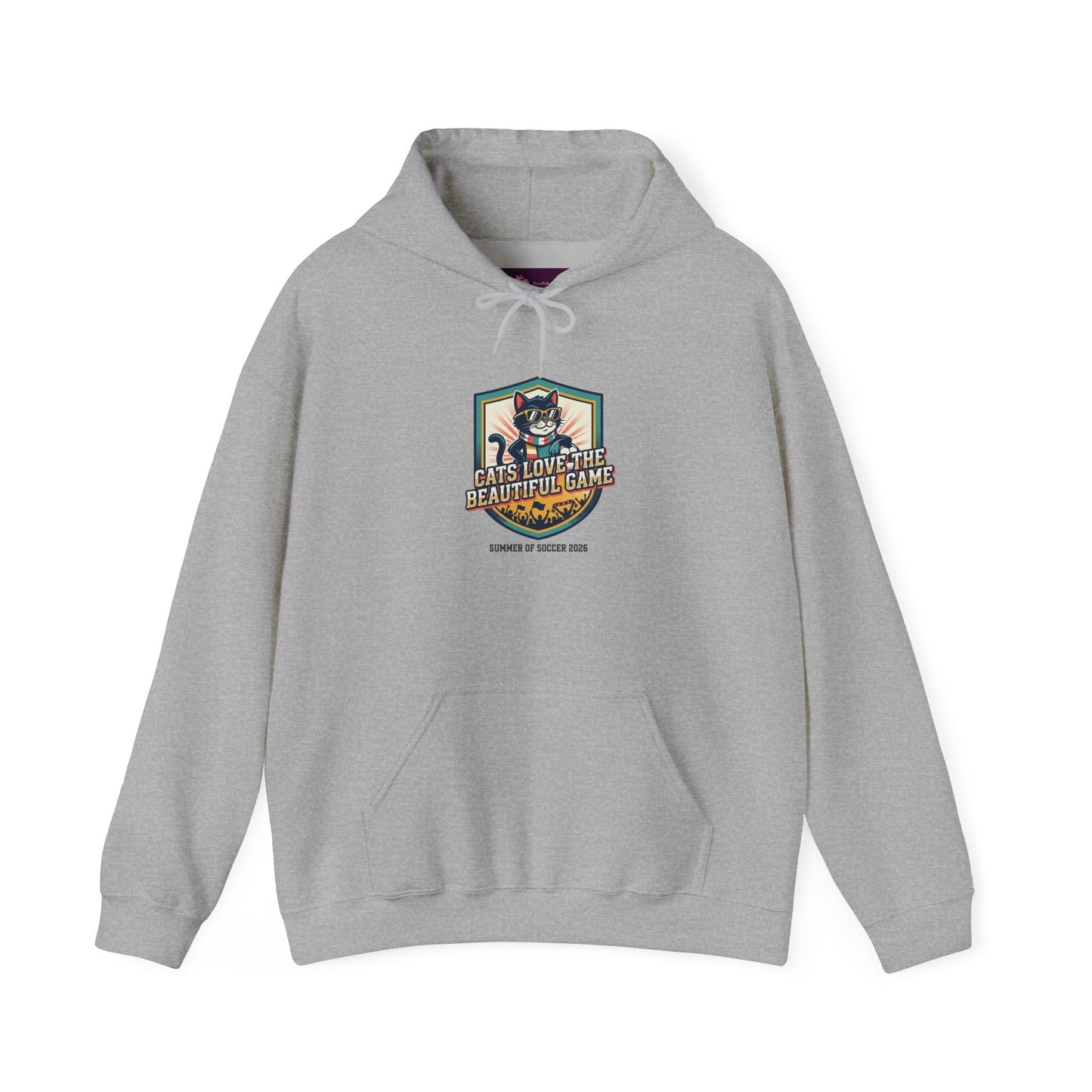 Retro Soccer Crest Hoodie | Country Pride, Championship Season - FloofChonk