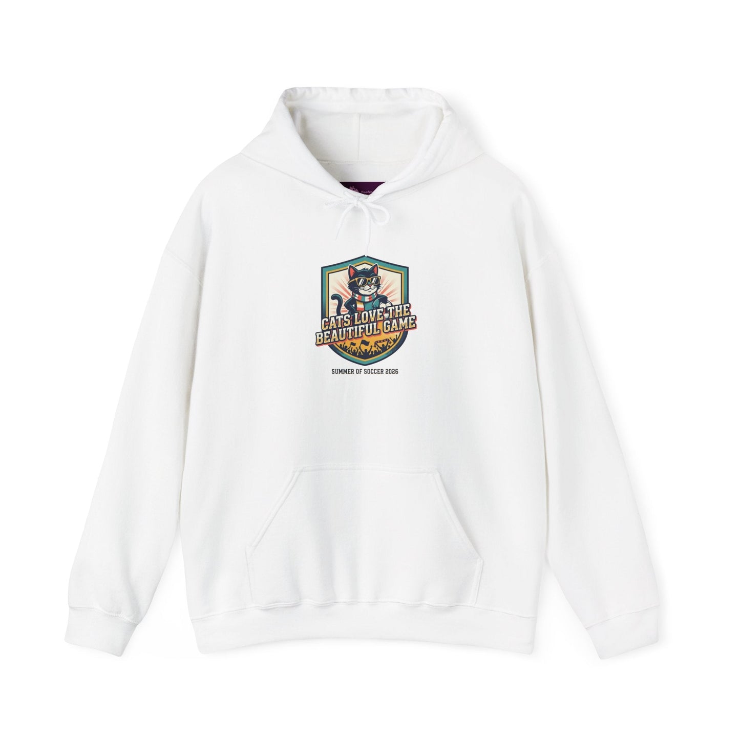Retro Soccer Crest Hoodie | Country Pride, Championship Season - FloofChonk