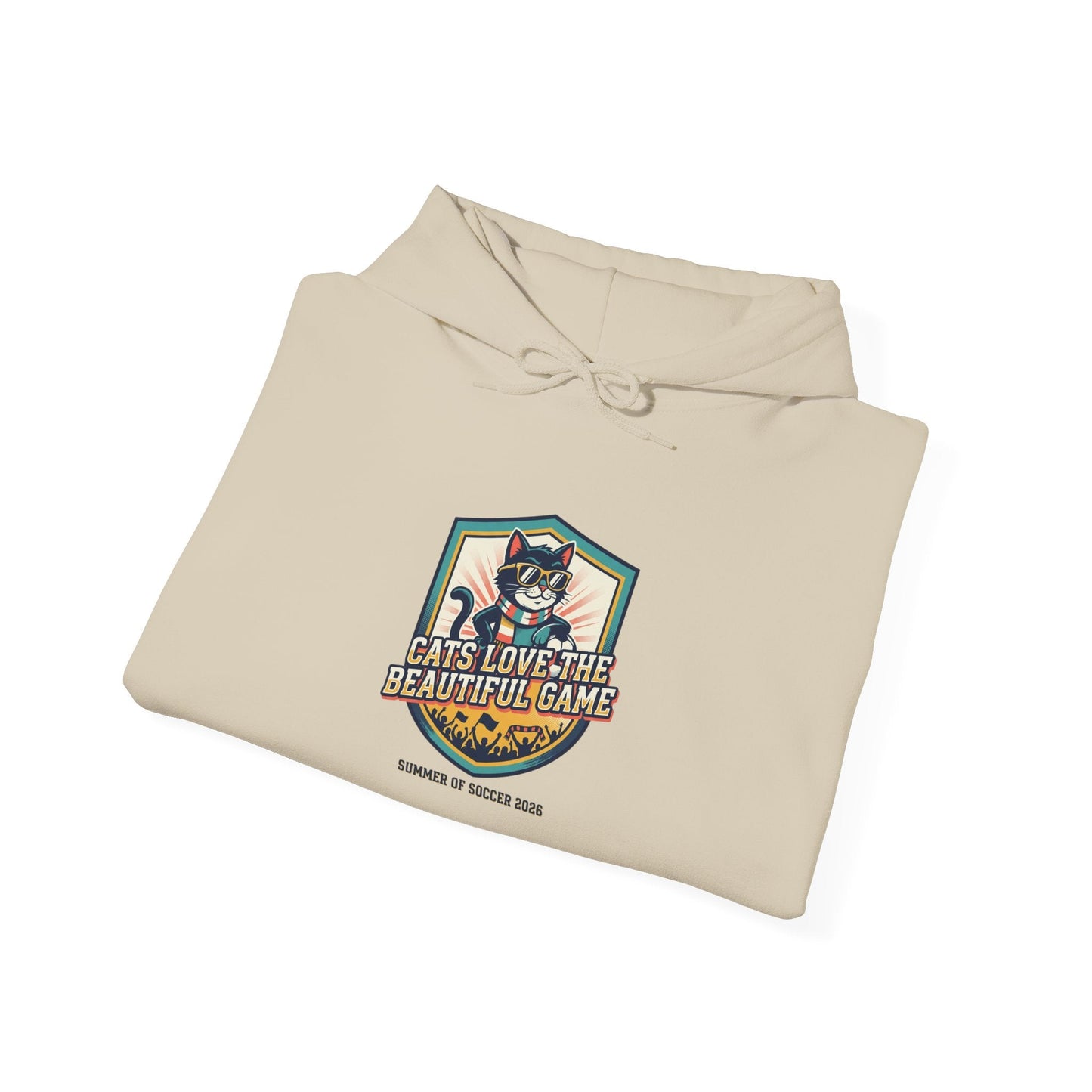 Retro Soccer Crest Hoodie | Country Pride, Championship Season - FloofChonk