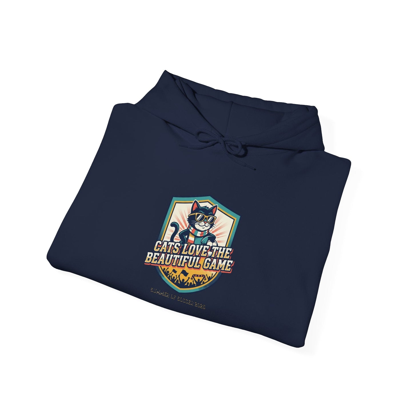 Retro Soccer Crest Hoodie | Country Pride, Championship Season - FloofChonk