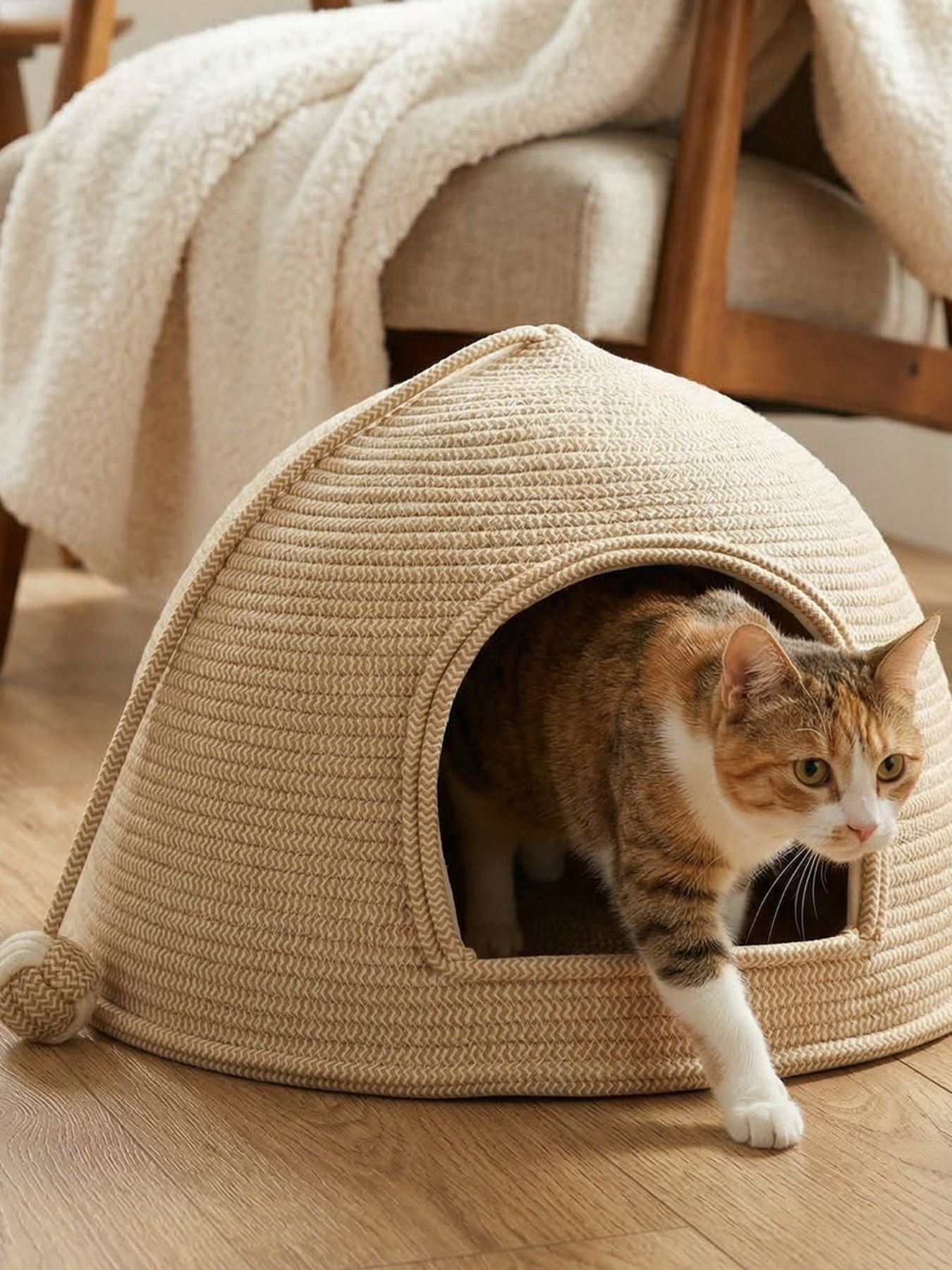Rope Dome Pet Nest - FloofChonk