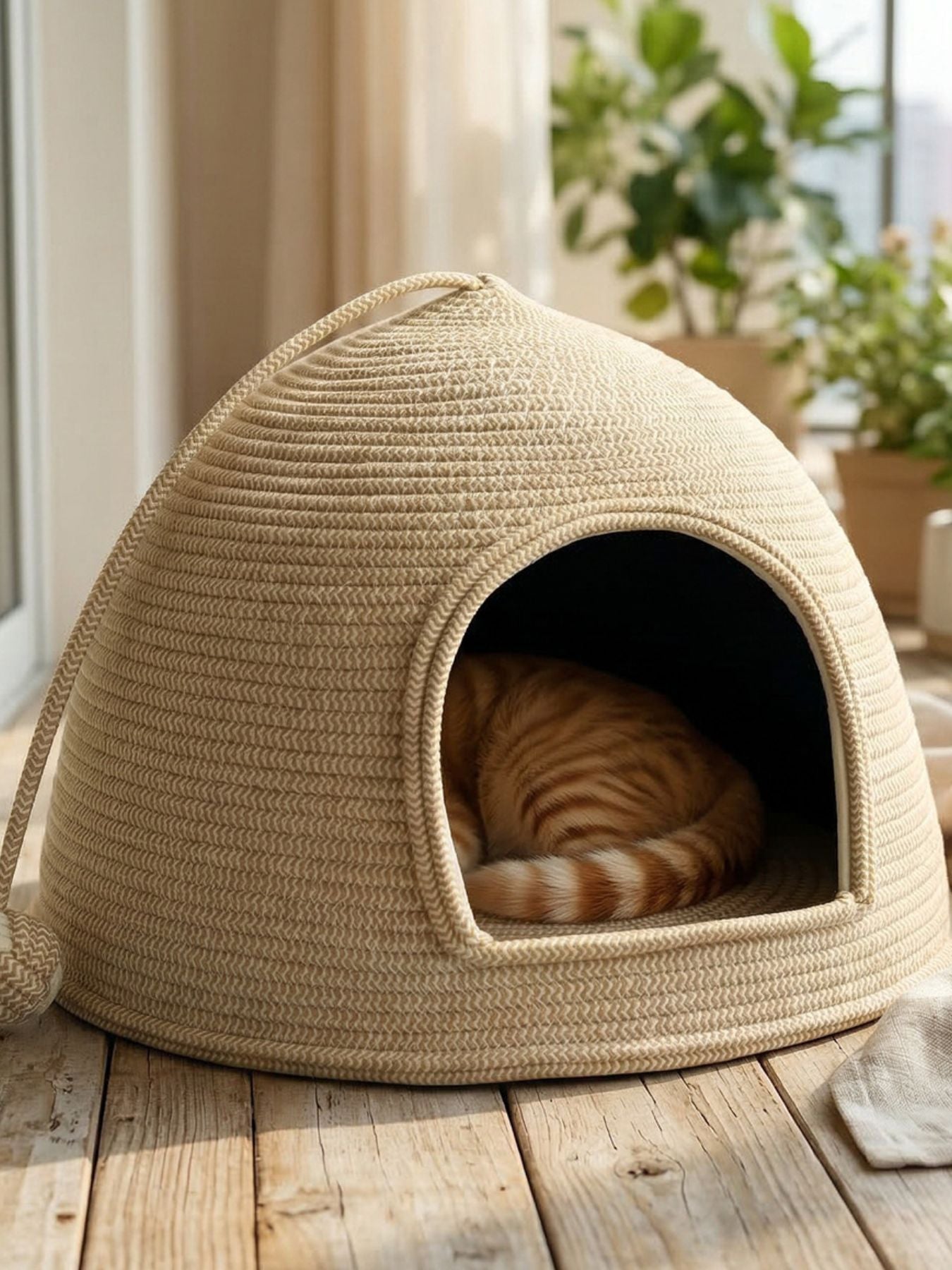Rope Dome Pet Nest - FloofChonk