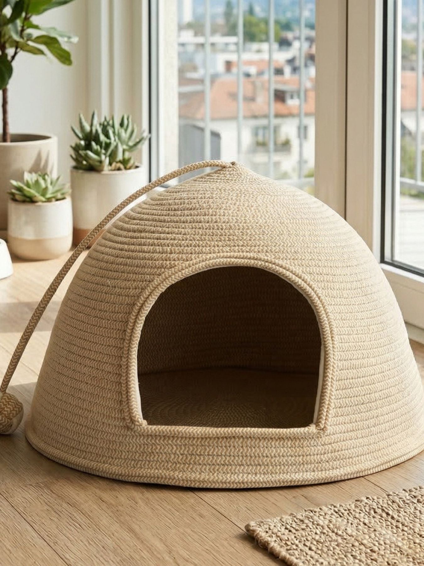 Rope Dome Pet Nest - FloofChonk