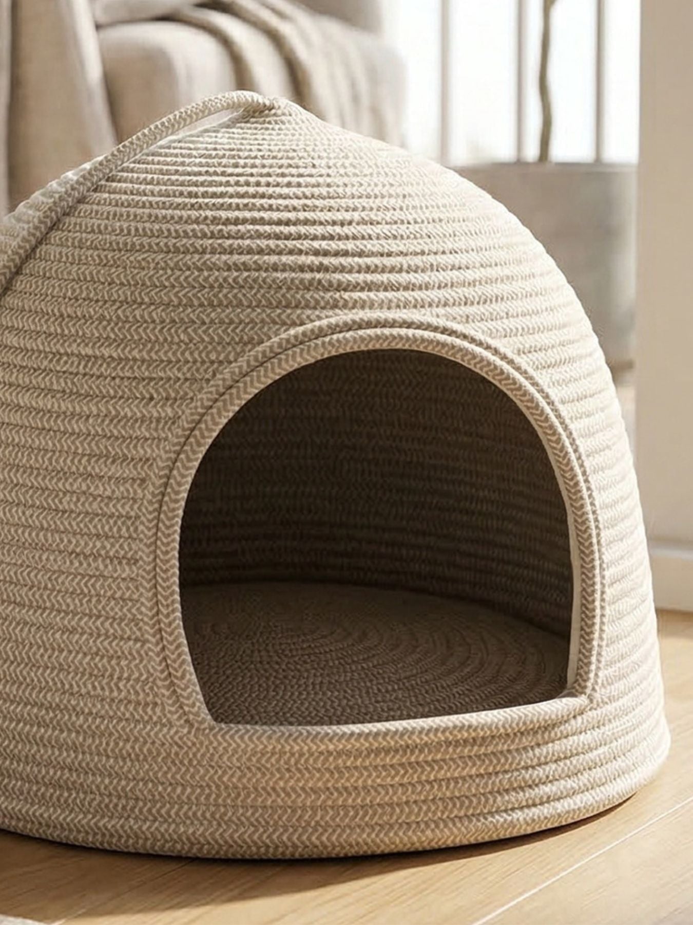 Rope Dome Pet Nest - FloofChonk