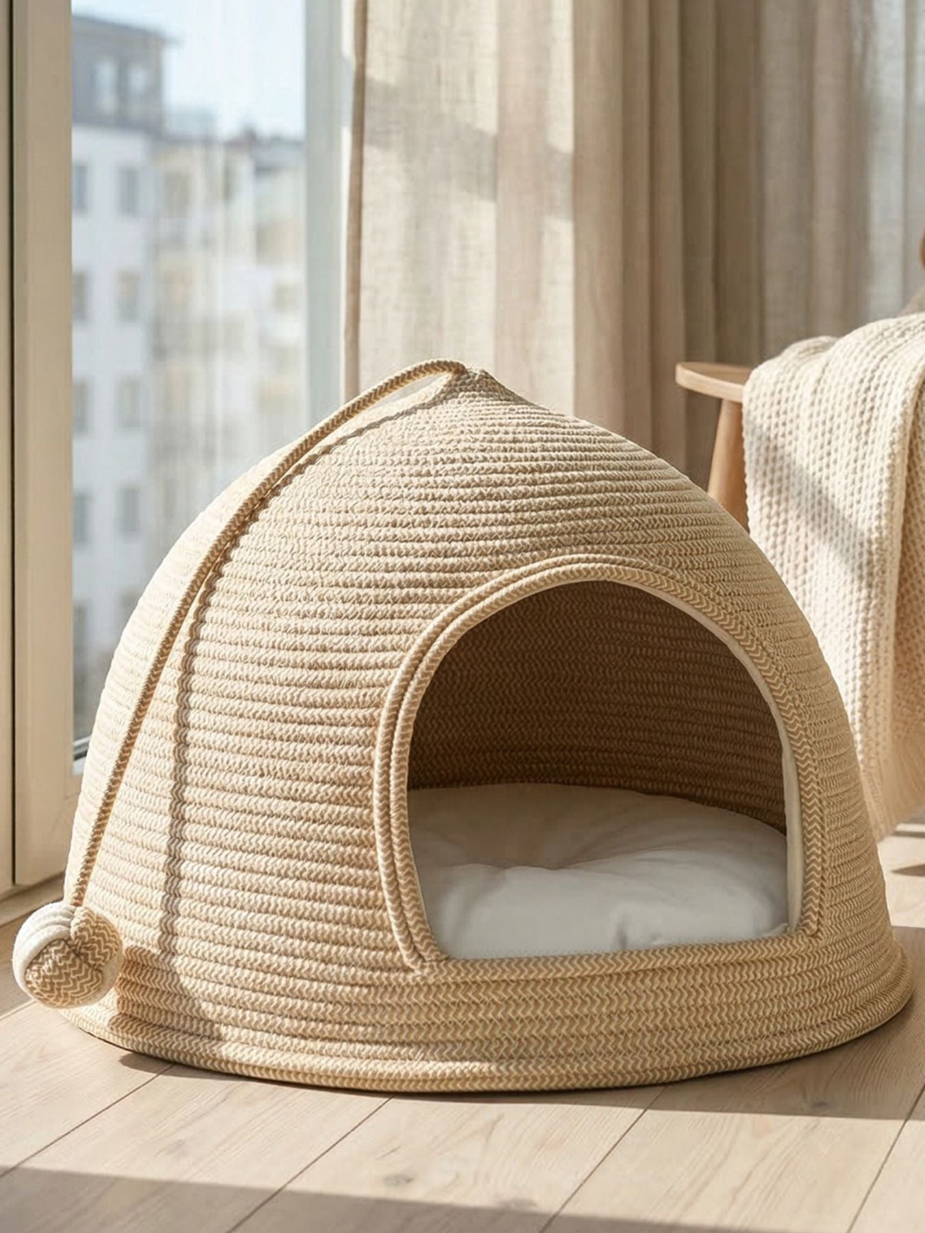 Rope Dome Pet Nest - FloofChonk