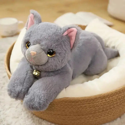 Simulation Birthday Gift Cat Plush Toy - FloofChonk