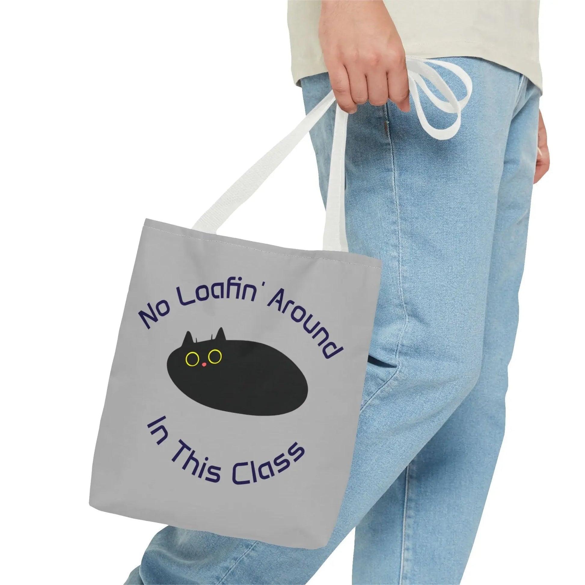 Teacher Tote Bag - No Loafin Around in This Class Design - FloofChonk