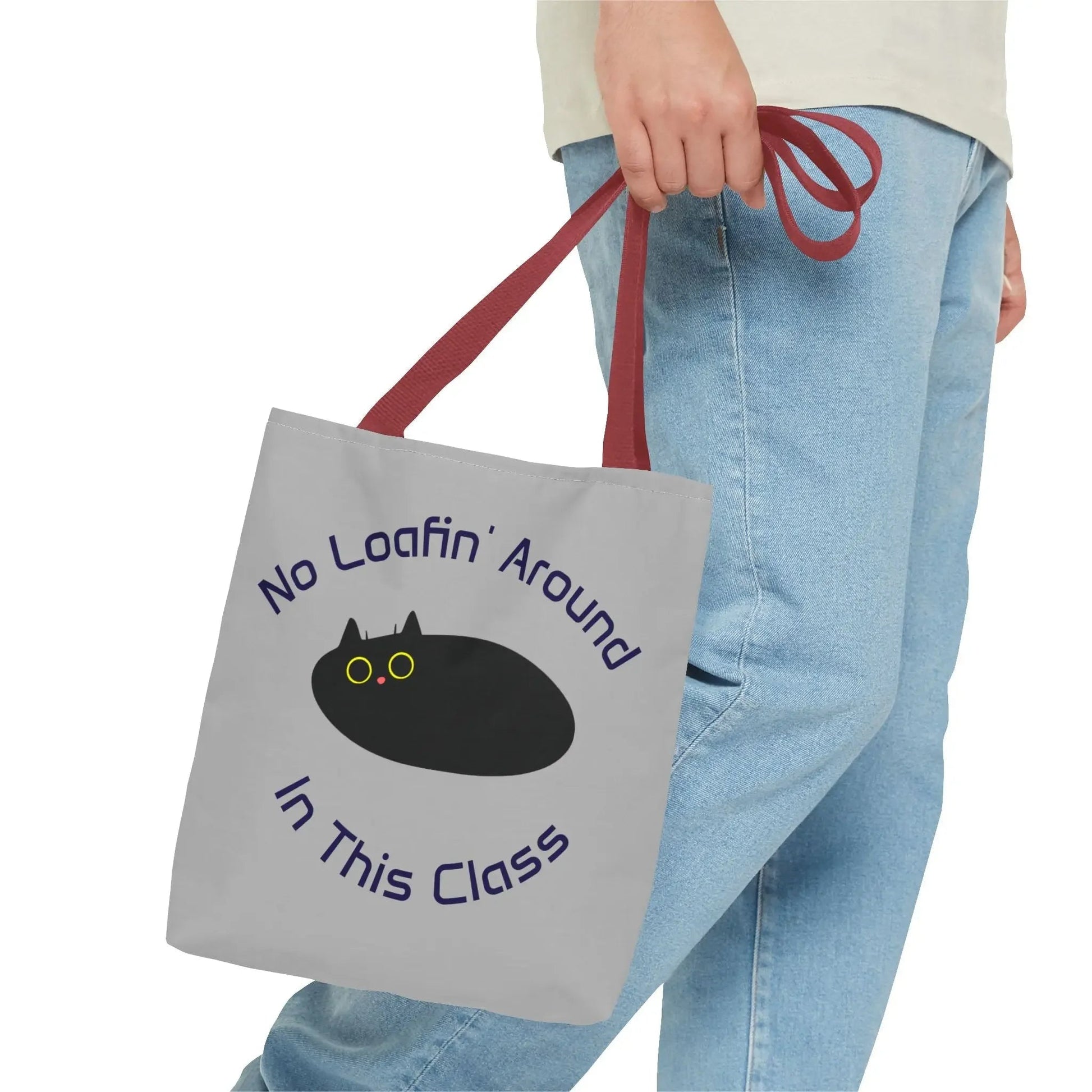 Teacher Tote Bag - No Loafin Around in This Class Design - FloofChonk