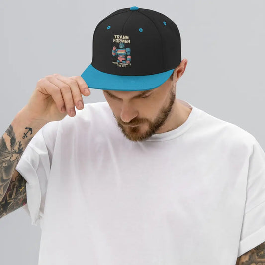 TRANSformer Snapback Hat - FloofChonk