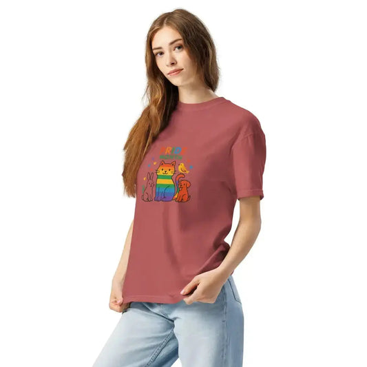 Unisex garment - dyed heavyweight t-shirt - FloofChonk