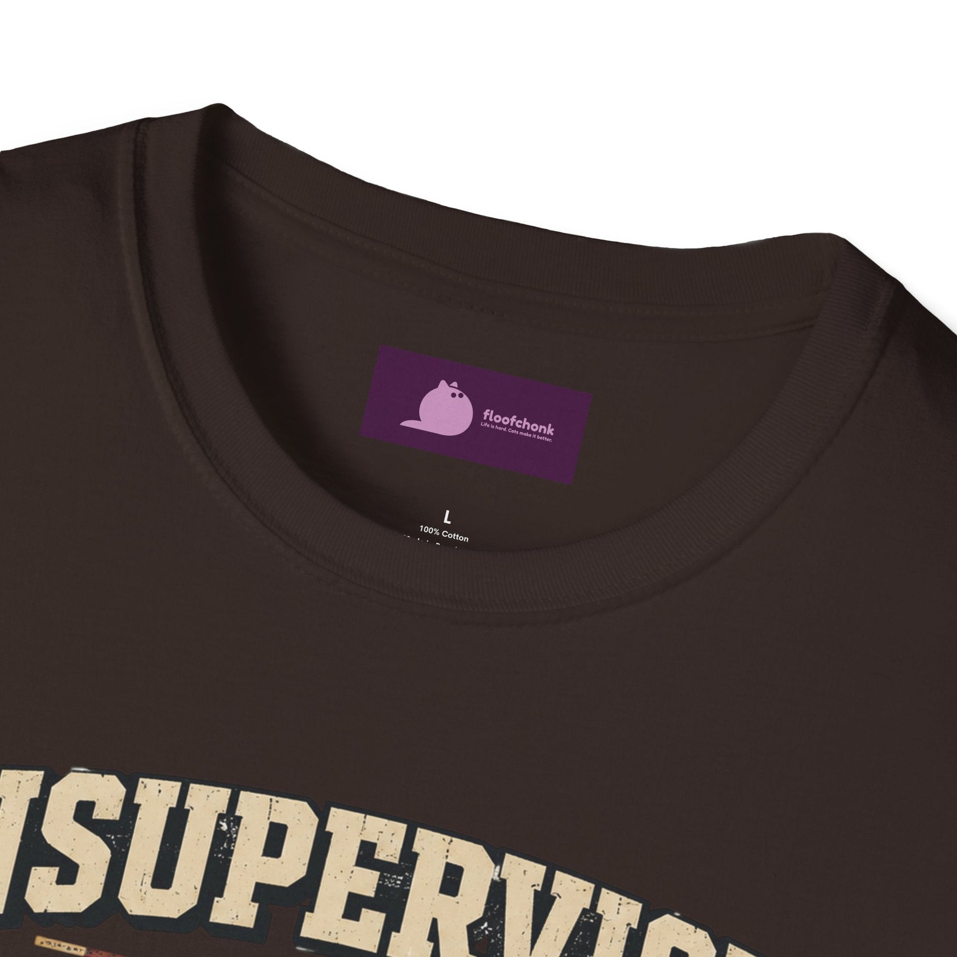 Unsupervised and Thriving Cat T-Shirt — Funny Black Cat Retro Graphic Tee - FloofChonk