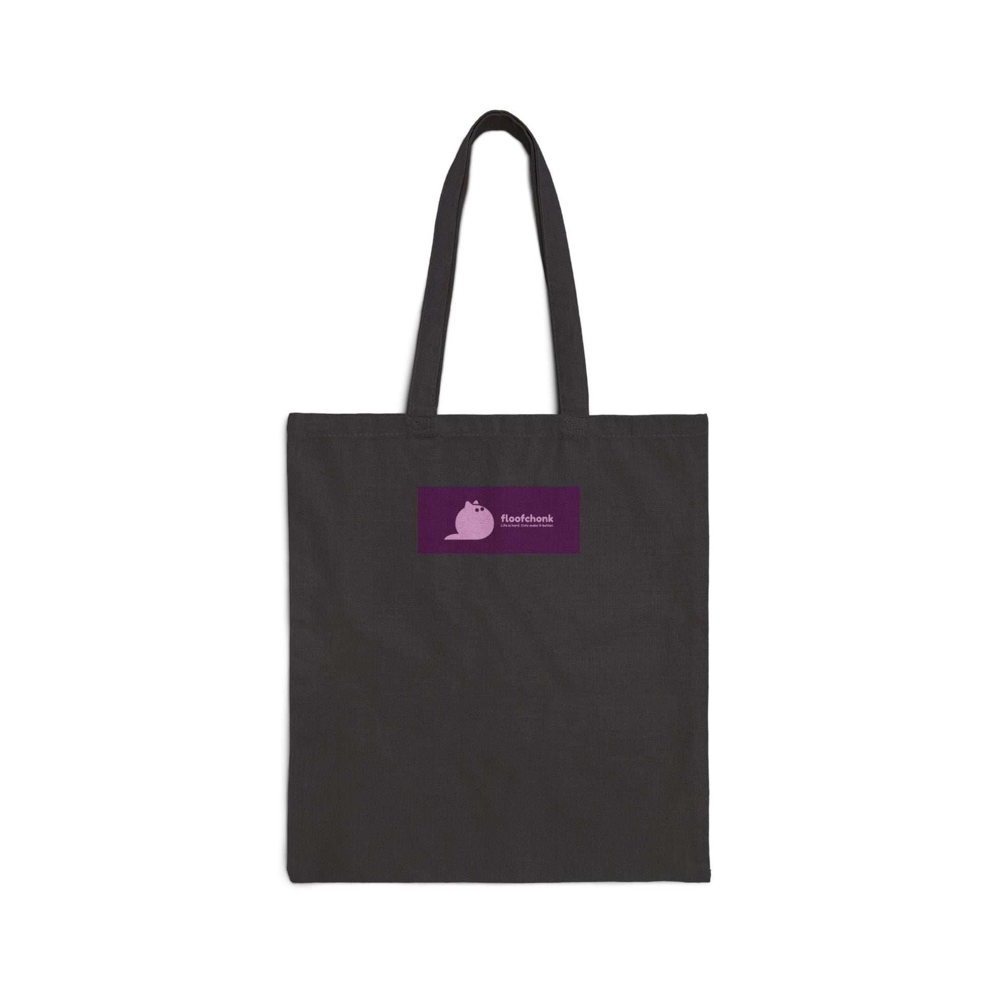 Unsupervised and Thriving Cat Tote Bag – Funny Retro Black Cat Canvas Tote - FloofChonk