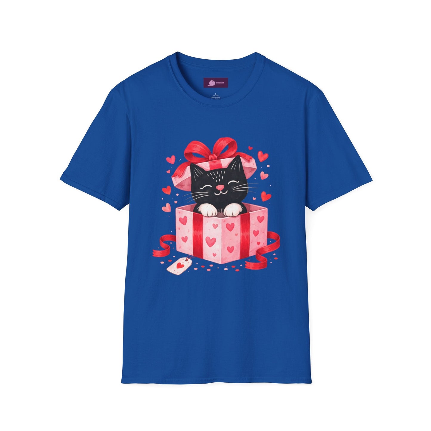 Valentine Kitty Gift Box T-Shirt - FloofChonk