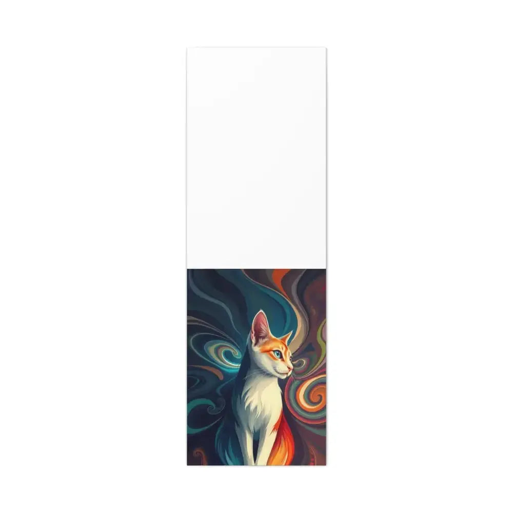 Vibrant Cat Canvas Art - Eye - catching Home Décor for Cat Lovers - FloofChonk
