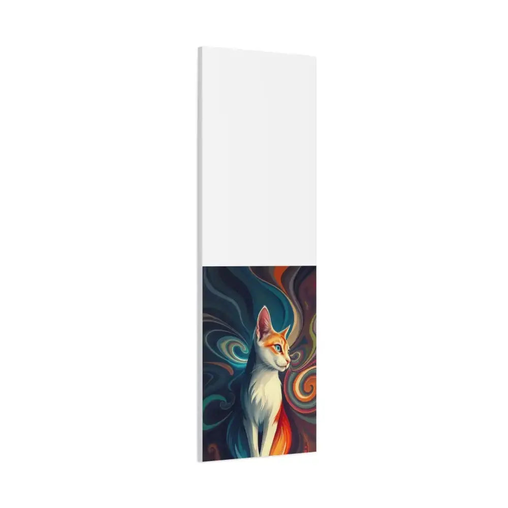 Vibrant Cat Canvas Art - Eye - catching Home Décor for Cat Lovers - FloofChonk