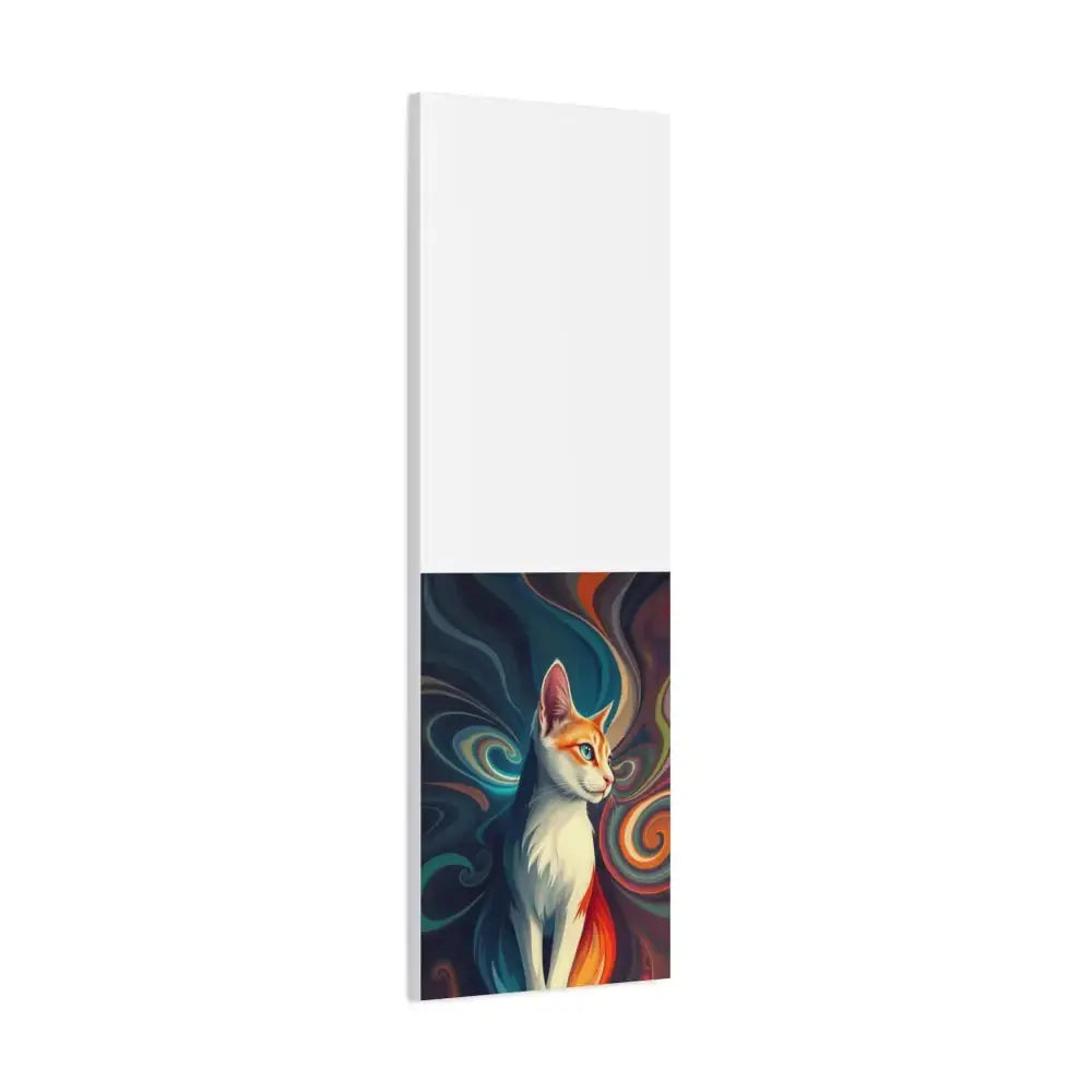Vibrant Cat Canvas Art - Eye - catching Home Décor for Cat Lovers - FloofChonk