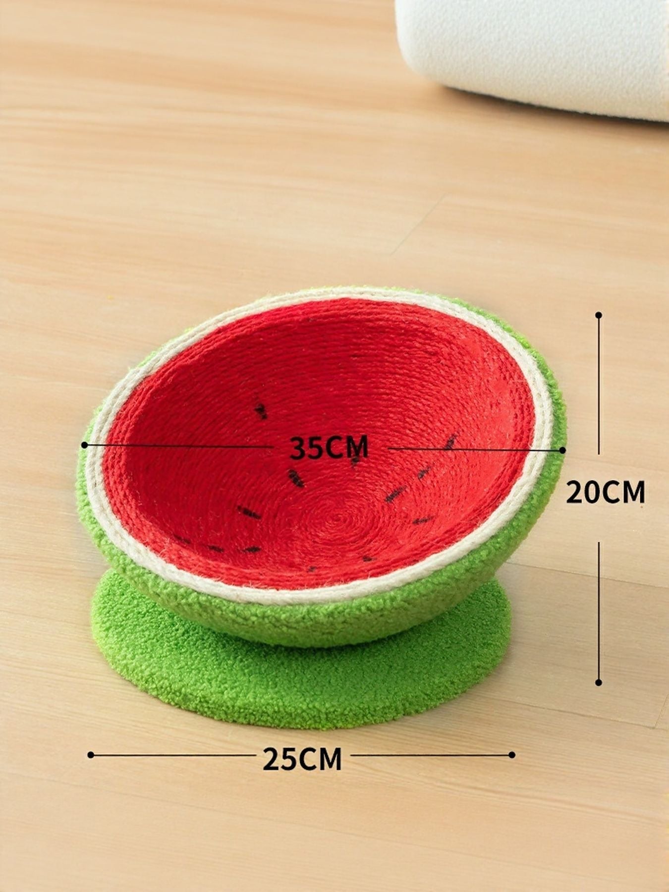 Watermelon Shaped Cat Scratching Post Nest - FloofChonk
