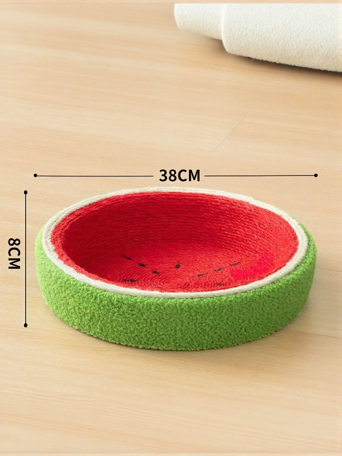 Watermelon Shaped Cat Scratching Post Nest - FloofChonk