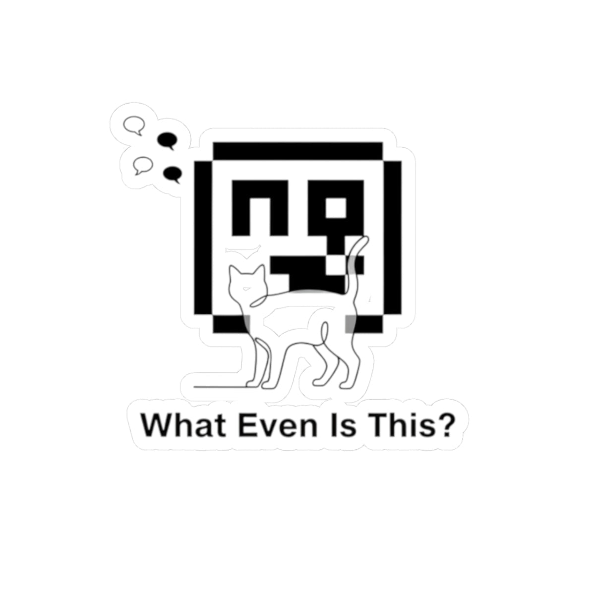 What Even Is This? Sticker | meme reset, internet nostalgia - FloofChonk