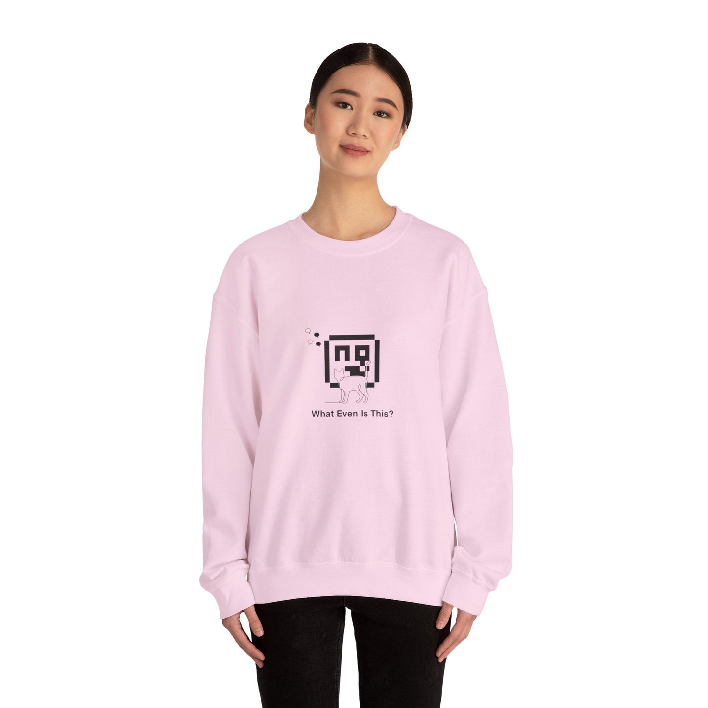 What Even Is This? Sweatshirt | meme reset, internet nostalgia - FloofChonk