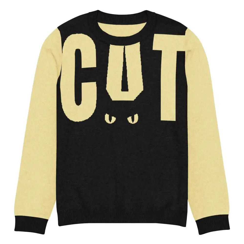 Yellow and Black Cat Sweater - FloofChonk