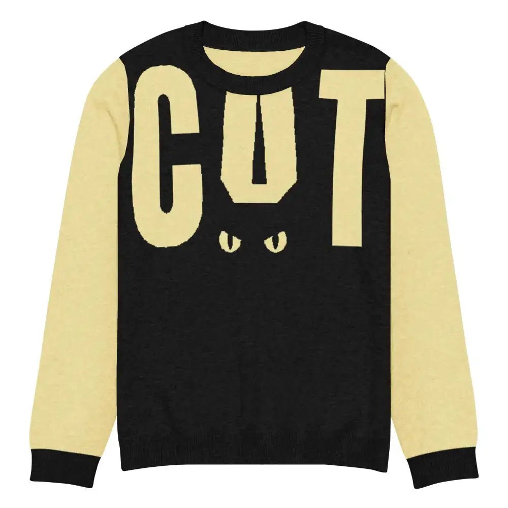 Yellow and Black Cat Sweater - FloofChonk