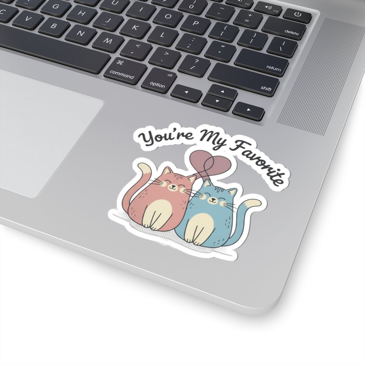 You’re My Favorite Cat Kiss - Cut Stickers | Micro - Romance, Galentine’s - FloofChonk