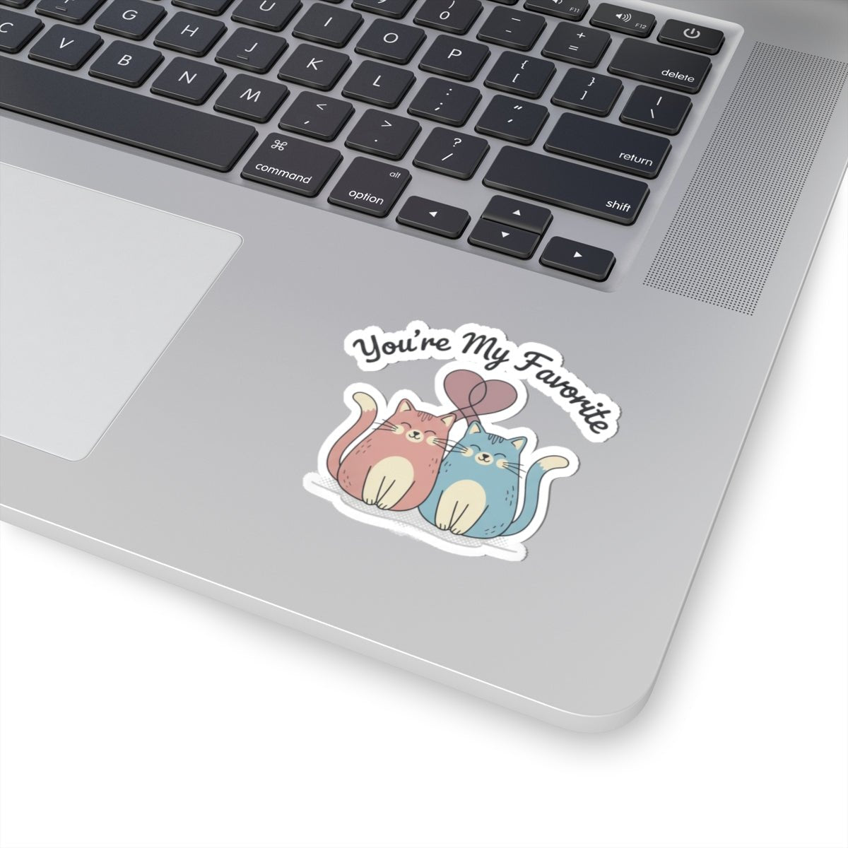 You’re My Favorite Cat Kiss - Cut Stickers | Micro - Romance, Galentine’s - FloofChonk