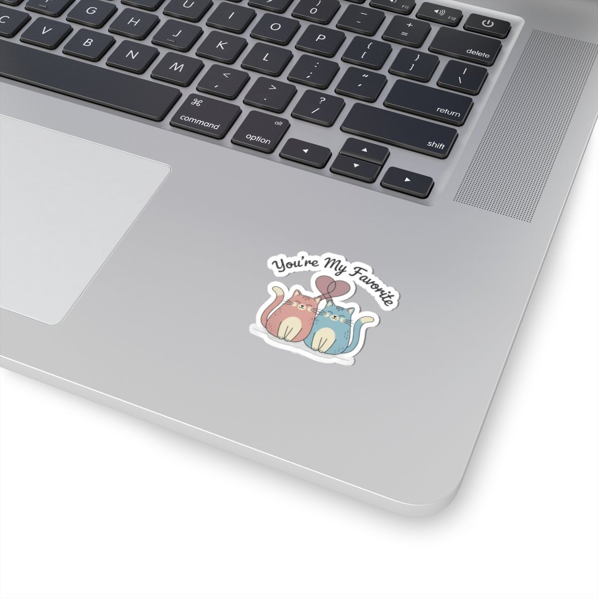 You’re My Favorite Cat Kiss - Cut Stickers | Micro - Romance, Galentine’s - FloofChonk