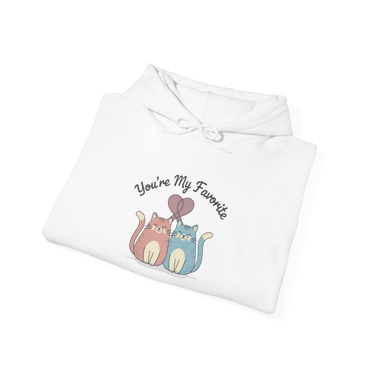 you're my favorite Hoodie | Micro - Romance, Galentine's Pastel Hearts - FloofChonk