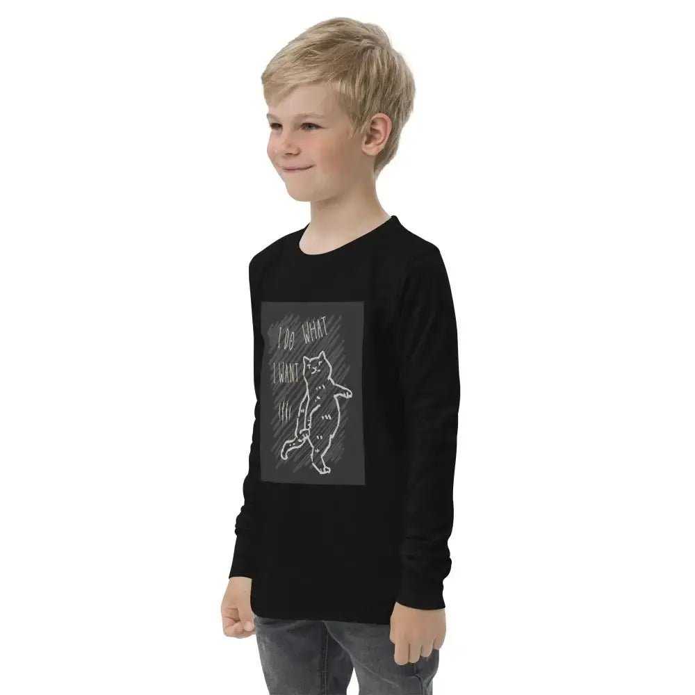 Youth Long Sleeve Tee: A Must - Have for Every Young Fashionista - FloofChonk