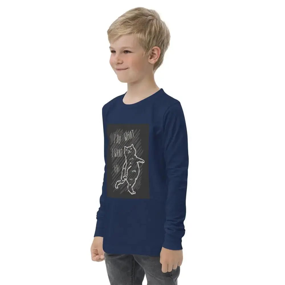 Youth Long Sleeve Tee: A Must - Have for Every Young Fashionista - FloofChonk
