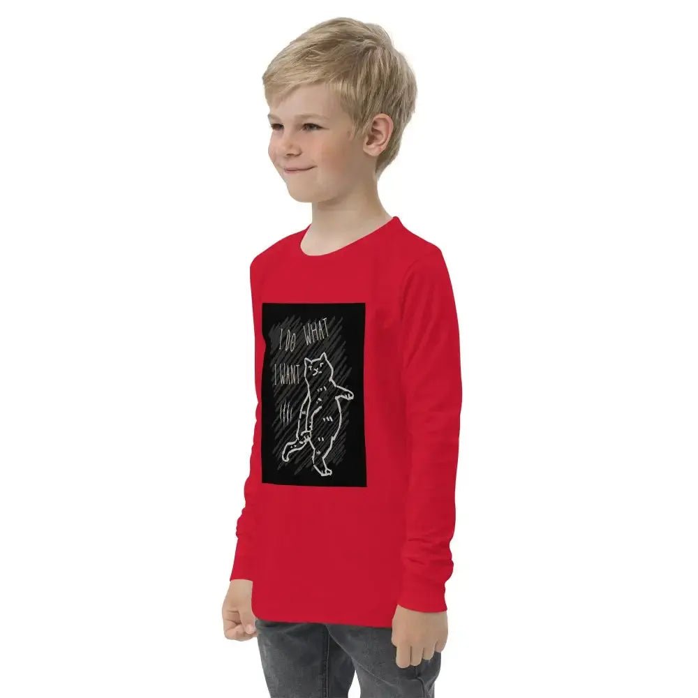 Youth Long Sleeve Tee: A Must - Have for Every Young Fashionista - FloofChonk