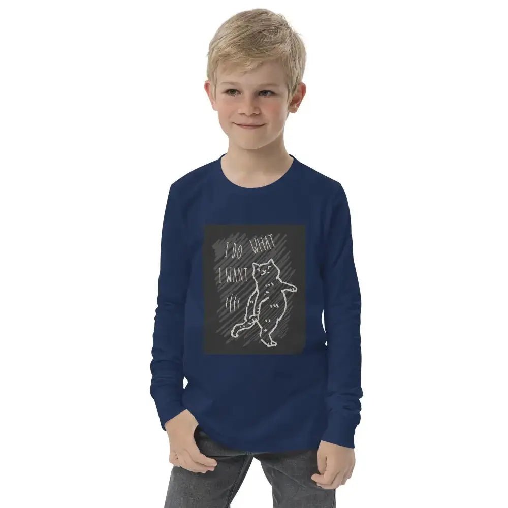 Youth Long Sleeve Tee: A Must - Have for Every Young Fashionista - FloofChonk