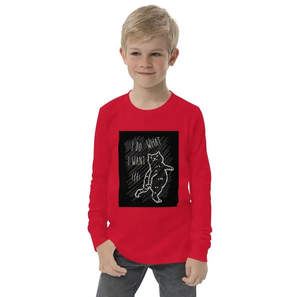 Youth Long Sleeve Tee: A Must - Have for Every Young Fashionista - FloofChonk